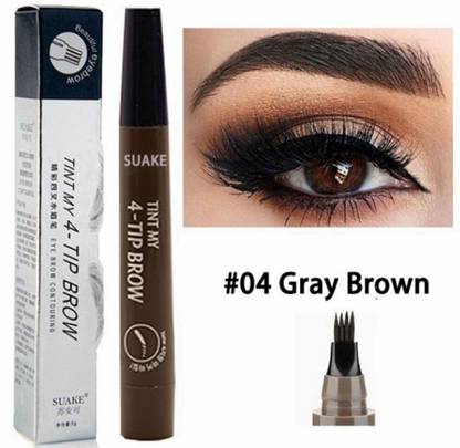 Digital Shoppy TINT MY 4-TIP BROW Liquid Eyebrow Pencil Waterproof (No 4 )