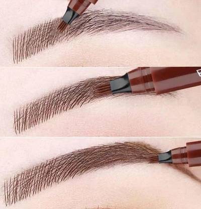 luzimaisa Perfect Eyebrow Contouring Filler Pencil Waterproof Eyebrow Pen 4 Micro