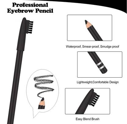 NADJA Pencil Set,Easy to Color Waterproof Eye Brow Pencil