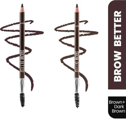 MARS 2-in-1 Eyebrow Pencil | Effortless Filling & Precise Shaping with Spoolie Styler