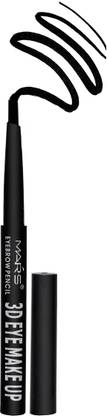MARS 3D Makeup Eyebrow Pencil EB-06-01 Black with Lilium Aloevera Cream