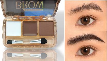GULGLOW99 Eyebrow Palette With Wax Cream Travel-Friendly Eyebrow Palette