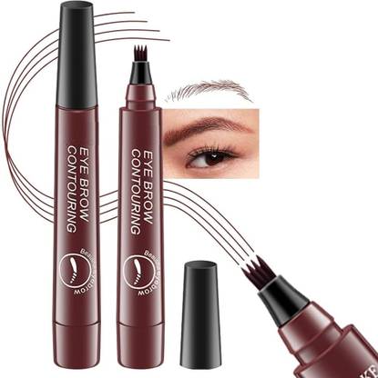 luzimaisa 3d Microblading Eyebrow Tattoo Pen 4 Fork Tips Liquid Eye