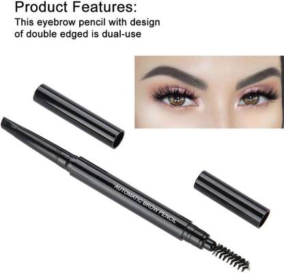 Arcanuy Eye Brow Pencil Triangular Tip with Brush Makeup
