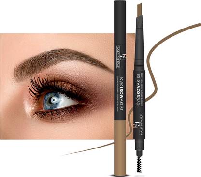 Half N Half Eye Brow Artist Long Lasting Automatic Eyebrow Pencil & Brush