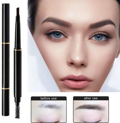 KAIASHA 2 in 1 Dual Function Eyebrow Pencil with Spolie Brush