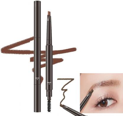 WECHARMERZ 2 In 1 Long Lasting Smudge proof Eyebrow Pencil and eyebrow Brush