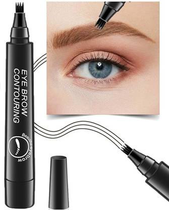 GULGLOW99 4 Point Eyebrow Marker for Quick Drying Liquid Eyebrow Pen