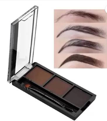 GABBU Best 3 Shades Eyebrow Palette | Waterproof Eyebrow Filler with Brush 7.2 g