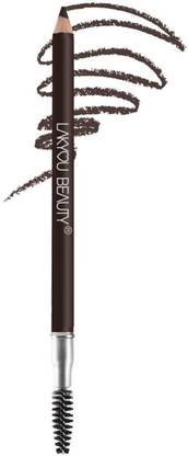 Lakyou Beauty Dark Brown Eyebrow Pencil | Smooth & Long-Lasting | With Spoolie for Blending