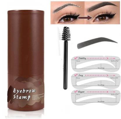 lanellie Eyebrow Stamp Stencil Kit, One Step Brow Stamp Makeup Powder