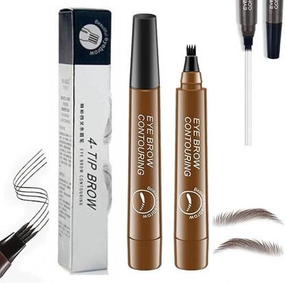 Kwaanie Eyebrow Pen - Brown Waterproof & Smudge-Proof One Swipe Application