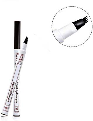 Three Elements Eye Brown Makeup, Eyebrow Pencil with a Micro-Fork Tip Applicator Creates Natural Looking Brows Effortlessly and Stays on All Day Microblading Effect Black eyebrow Pen waterproof smudgeproof eye makeup