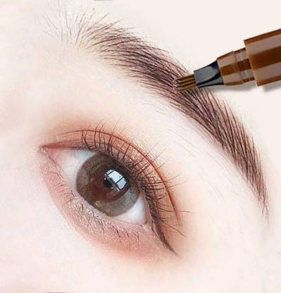 MYEONG Eyebrow Pen Fork 4 Tips Natural Looking Brows and Stays on All Day
