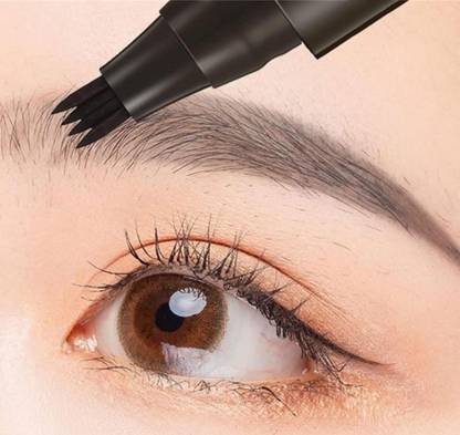MYEONG 4 Tip Brow Pen | Brow Pencil | Eyebrow Pencil Waterproof & Lasts Upto 24hrs