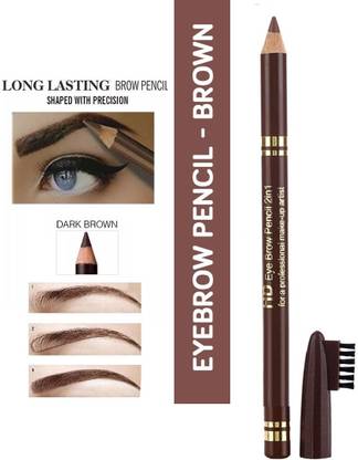 Amaryllis Professional Perfect Shine Finish Eyebrow Pencil with Brush
