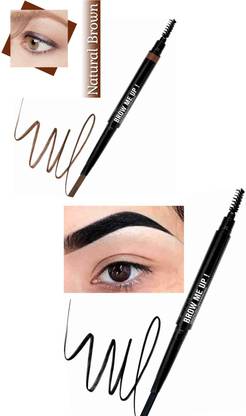 SKYBOAT A-ONE BLACK AND BROWN EYEBROW PENCIL WITH BRUSH