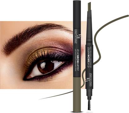 Half N Half Eye Brow Artist Long Lasting Automatic Eyebrow Pencil & Brush