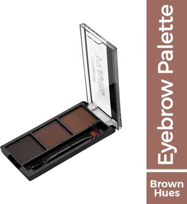 BLUST&FAMME Eyebrow Drawing Palette 3 Shades With 1 Brush, Ultimate Brow Kit 1