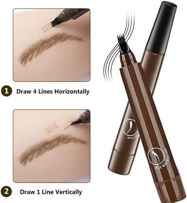 luzimaisa 3D Natural Brown Eyebrow Pen look