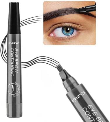 eyurva gray eyebrow makeup pen | gray microblading clear eyebrow pen