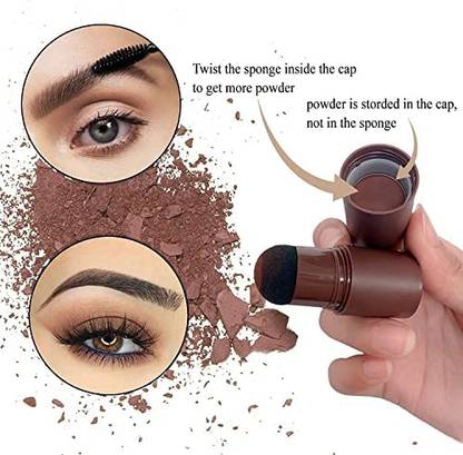 Emijun HAIRLINE POWDER FOR EYEBROW AND HAIR Eyebrow Stencil