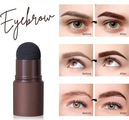 ADJD 2 in 1 Hair Eyebrow Brown Eyebrow Stencil