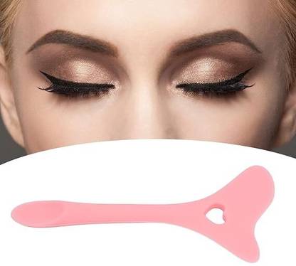 BEAUTYATH Eyeshadow and Mascara Shield Applicator Guard Pads,Eyeliner Stencils Wing Tip Eyebrow Stencil