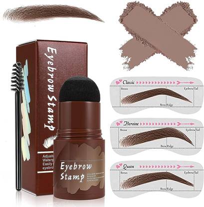 Sujjot Eyebrow Stamp and Eyebrow Stencil Kit, Long Lasting Brow Stamp Kit for Eyebrows Eyebrow Stencil