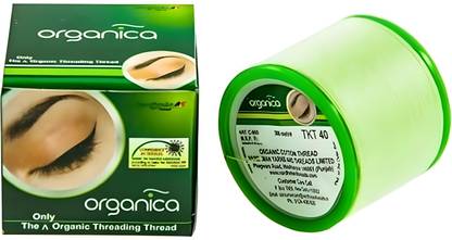Plusbeauty Organic Eyebrow Hair Remover Cotton Threading Organic Threads -1 Spool X 300 m Eyebrow Thread