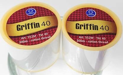 HBS GRIFFIN 40_2 Spool_Eyebrow Cotton Threading Antiseptic Facial Hair Remover Eyebrow Thread