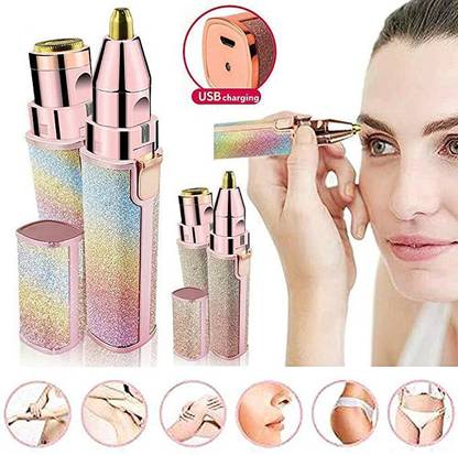 SAFARTRADERS 2 IN 1 ELECTRIC RECHARGEABLE EYEBROW 2 in 1 Women Razor, Men & Women