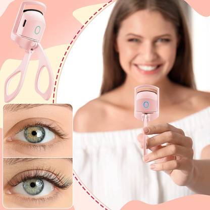 AARADHYAM Natural Eyelash Curler for WomenRechargeable (Pink)