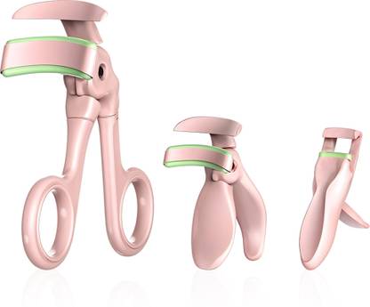 HASTHIP Eyelash Curler Set for Hard Short Lashes with Spare Pads Mini Lash Tools