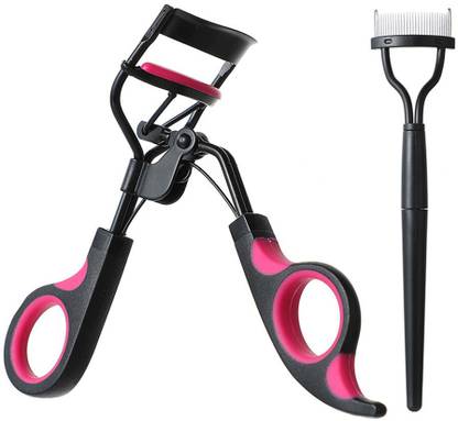MINISO Eyelash Curler Kit with Foldable Eyelash Comb,Eye Lash Curler Makeup Tools