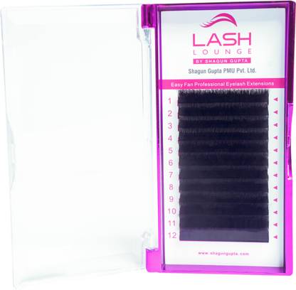 lash lounge by shagun gupta Easy Fan Eyelash 0.7D Curl 14mm