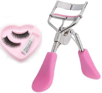 Divyaan Beauty Combo of Eyelash Curler & False Eyelashes (Set of 2) (2 Item in the set)