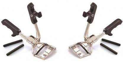 Basicare Professional Eyelash Curler for Gorgeous Lashes Chrome Plated Curler pack of 2