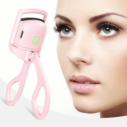 Flipco Long-Lasting Heated Eye Lash Curler for Natural Lashes Handheld