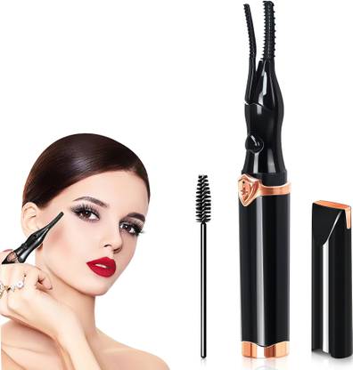 VUSTICA Electric Heated Eyelash Curler Beauty Makeup Tool for Women Eyelashes Lift Kit