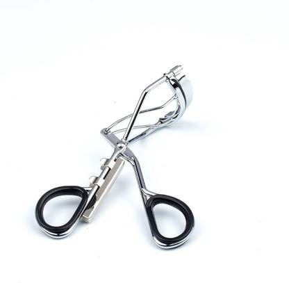 FOLELLO Eyelash Curler with Non-Slip Handle – Silver, Lash Curler for Women