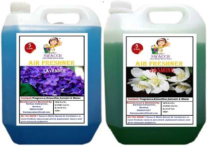 swacch Air Freshner (5 Litre) (Pack of 2) Lavender & Jasmine Fabric Deodorizer