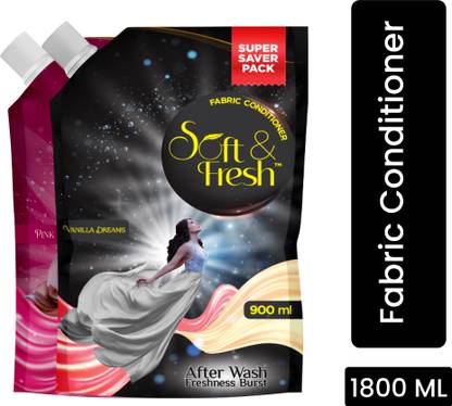 Soft & Fresh Vanilla Dreams & Pink Coral Fabric Conditioner increase shine,softness,Freshness