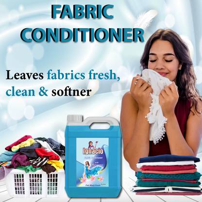 IGNACIO After Wash Liquid Fabric Softener - For Softness (5 ltr)