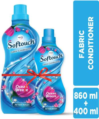 Softouch by Wipro Ocean Breeze Liquid Fabric Conditioner with Jasmine, Citrus & Rose Fragrance