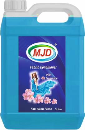 MJD After Wash Fabric Softener - For Softness, Shine, Long Lasting Freshness (5 Ltr)