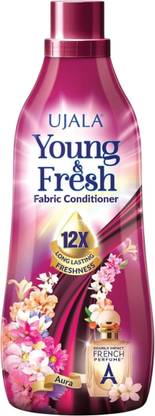 Ujala Young & Fresh Fabric Conditioner [ Aura ] 900ml After Wash Fabric Conditioner