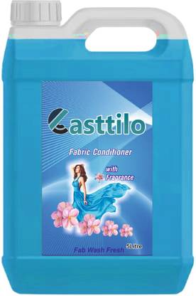 CASTTILO After Wash Liquid Fabric Softener - For Softness, Shine(5 ltr)