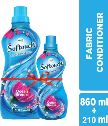 Softouch by Wipro Ocean Breeze Liquid Fabric Conditioner with Jasmine, Citrus & Rose Fragrance