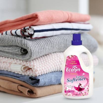 ECOLYN Fabric Softener (Conditioner) with Fresh flower fragrant provide shine to clothe